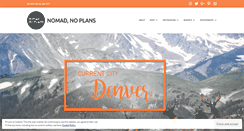Desktop Screenshot of nomadnoplans.com